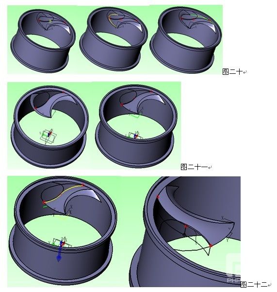 中望CAD/CAM建模之用中望3D繪制汽車(chē)輪轂