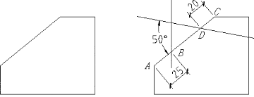 CAD怎么畫角度斜線571.png