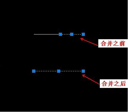 CAD怎么讓兩段直線合并？189.png