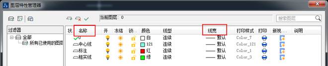 CAD保存與恢復圖層設(shè)置狀態(tài)