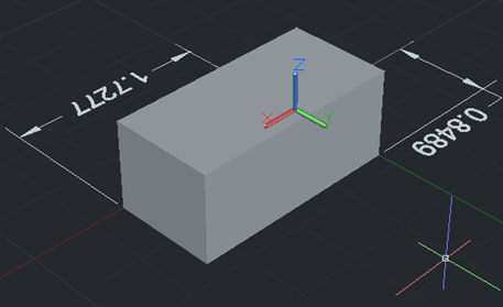 CAD長(zhǎng)方體標(biāo)注頂面與底面尺寸的方法