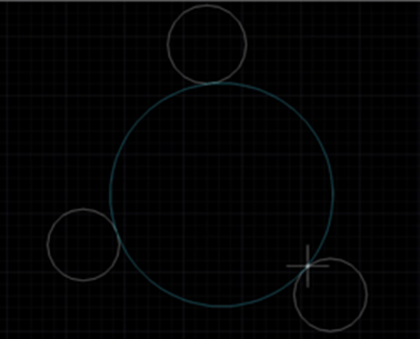 CAD如何畫與三點(diǎn)相切的圓