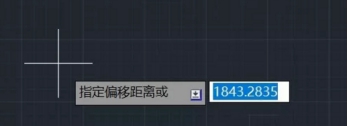 CAD如何通過兩點確定偏移距離？
