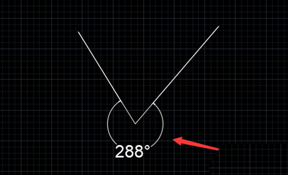 CAD標(biāo)注大于180°角的方法