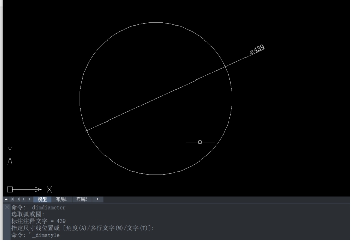 CAD中如何標注圓的直徑